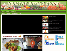 Tablet Screenshot of healthyeatingfocus.com
